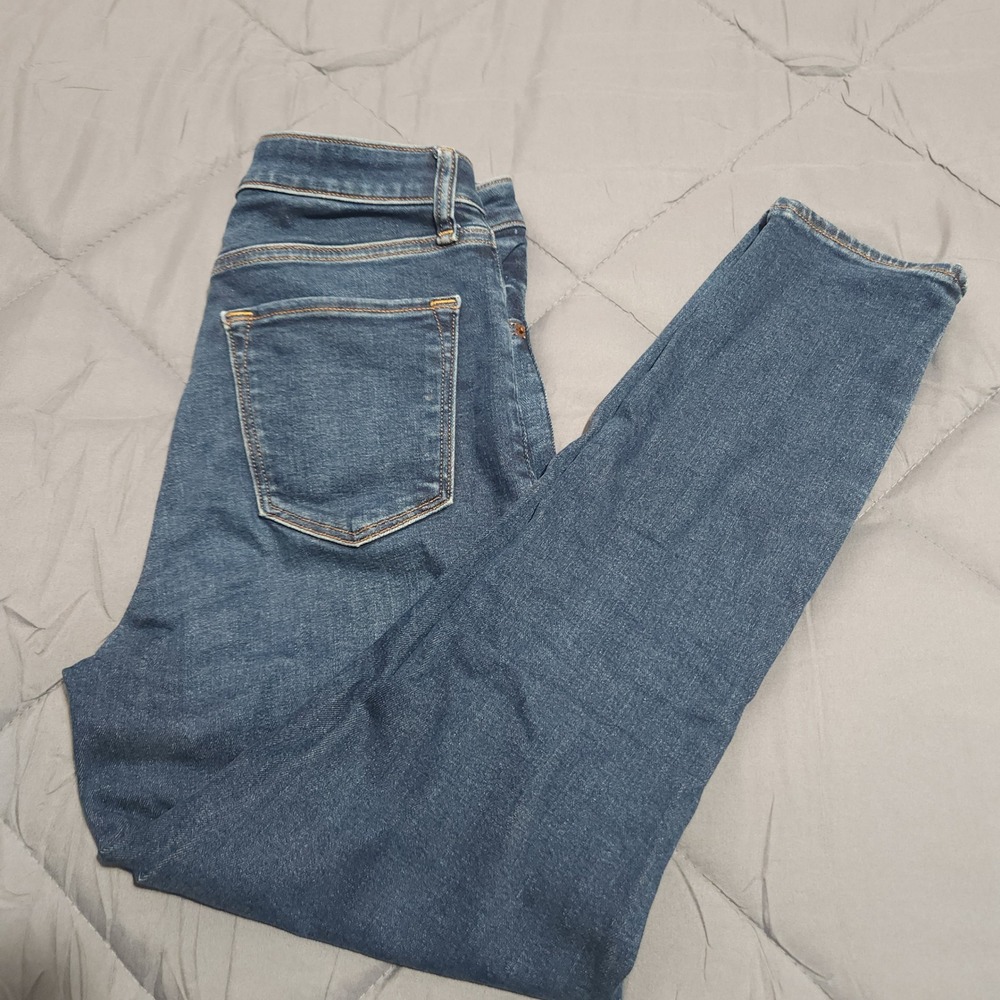 Abercrombie‎ & Fitch Curves Love Jeans Women's 27R 28x26.5 High Rise Skinny
